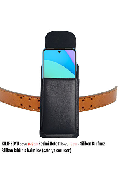 VİZYON Калъф за Xiaomi Redmi Note 11, тип чантичка за колан, закрепващ се към...