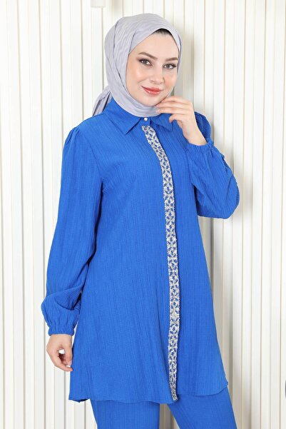 Modamihram Костюм Tas Detail Suit Blue 19195