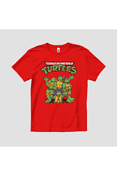 Built By Crazy Tricou unisex pentru copii Ninja Turtles Group Logo