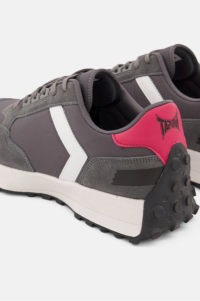 Tapout Men Lace Up Outdoor Spots Shoes, Grey