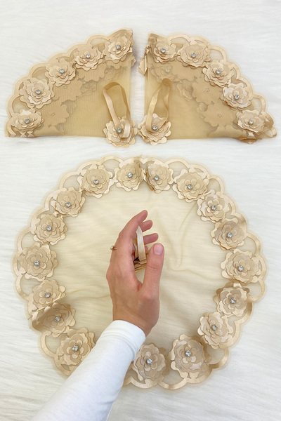 ZEYMERADE منديل العريس الذهبي، تفاصيل حجرية لامعة لحفلات الزفاف، وصيفة العروس...