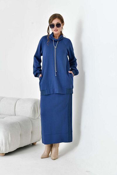 FTZ WOMEN Women's Skirt Suit Indigo 30911