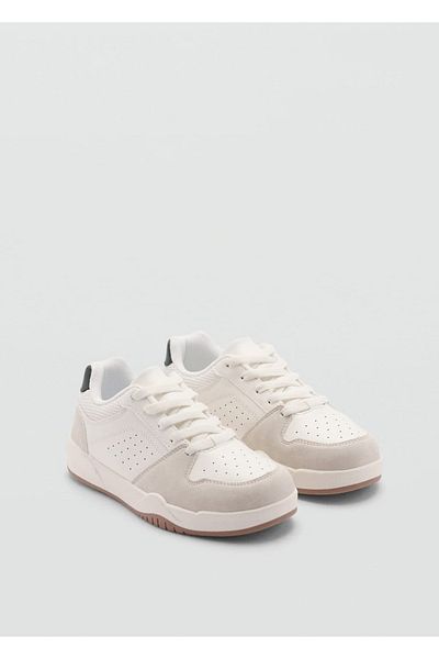 MANGO Kids Karma leather sneakers