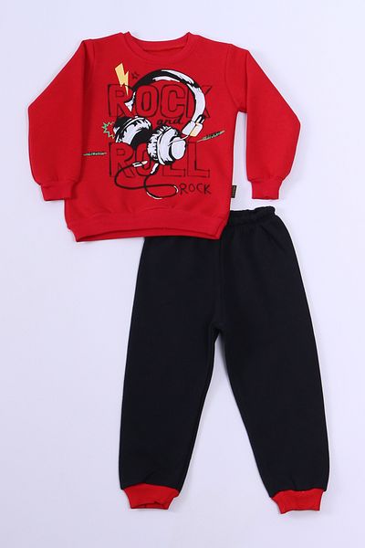 HÇM Boy's 3 Thread Tracksuit Set - Character Printed E7