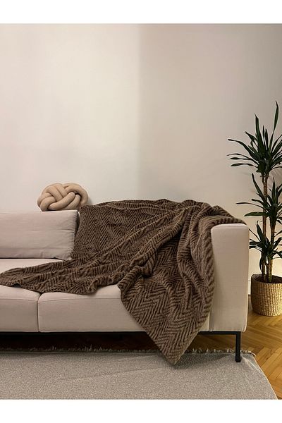 sevaradekor Плюшен калъф за диван с неплъзгащ се шарен мотив 200 x 150 см