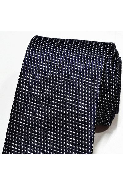 Eyida Polka Dot microfiber Jacquard Handmade Tie - BOU013