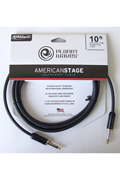 Generic Brand كابل PLANETWAVES PWAMSG10 AMERICAN STAGE INST - كابل صيني أمريك...