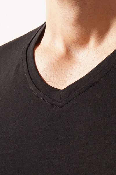 Katia&Bony Ανδρικό εσώρουχο V-Neck Basic μαύρο