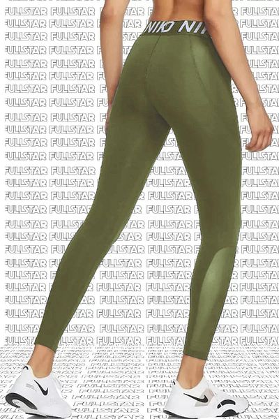 Nike Pro Tigh Fit Khaki Brown Recovery Leggings - Full Length Leggings