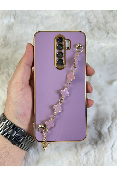 Vip Case XIAOMI REDMI 9 - حامل يدوي مقاوم للأوساخ وقابل للمسح وحماية الكاميرا اللامعة من السيليكون