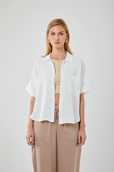 Mixray 3960 Model White Robe Women's Shirt