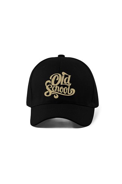 QUATEX Old School Embroidered Black Sports Unisex Hat A+ Quality Product