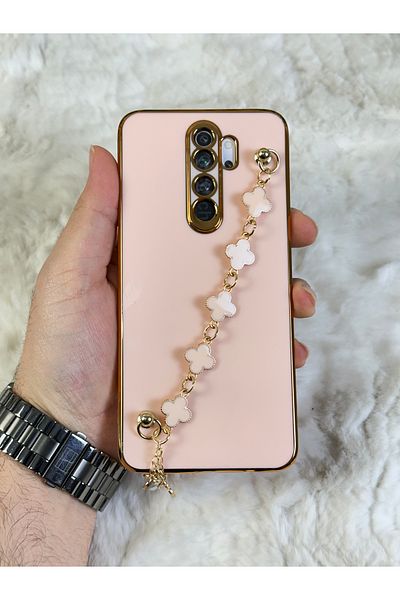 Vip Case XIAOMI REDMI 9 - حامل يدوي مقاوم للأوساخ وقابل للمسح وحماية الكاميرا اللامعة من السيليكون