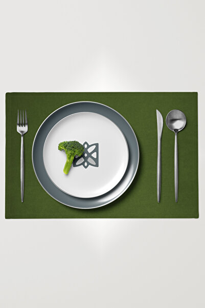 MARİTSA Seria de 6 bucăți din catifea verde iarbă - fără încurcături și fără ...