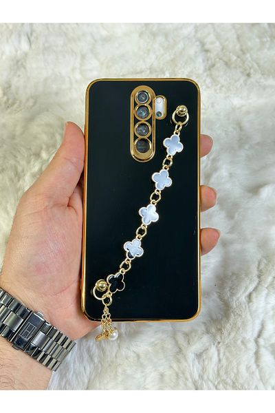 Vip Case XIAOMI REDMI 9 - حامل يدوي مقاوم للأوساخ وقابل للمسح وحماية الكاميرا اللامعة من السيليكون