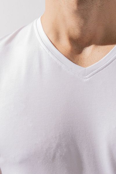 Katia&Bony Ανδρικό εσώρουχο V-Neck Basic Modal λευκό