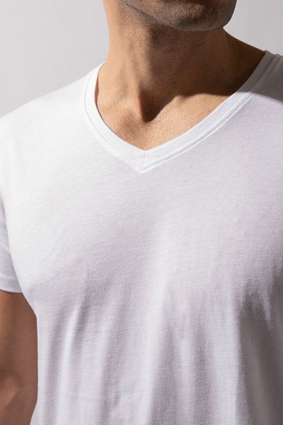 Katia&Bony Ανδρικό εσώρουχο V-Neck Basic λευκό