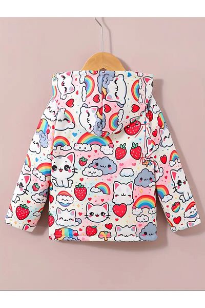 DAFNY New Season with Fleece Inner Waterproof Children's Coat 100% Cotton