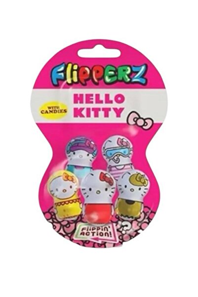 Unibon Flipperz Hello Kitty, Hacıyatmaz Oyuncak Figür Ve Şeker 5 Adet