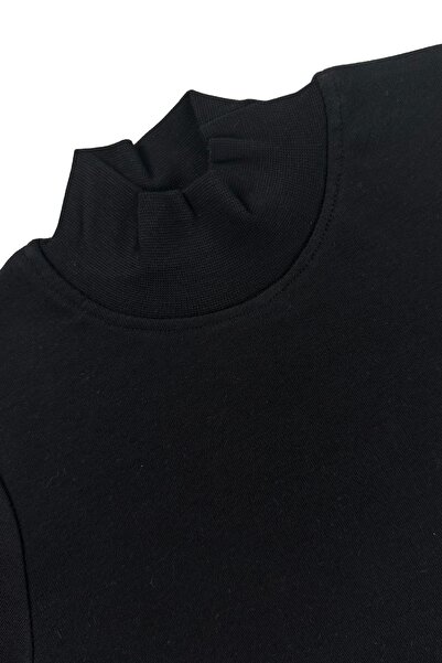 difa kids Κορίτσια Αγόρια Unisex Παιδικό Μαύρο Χρώμα Εποχιακό Χειμώνα με μισό λαιμό μακρυμάνικο Badi