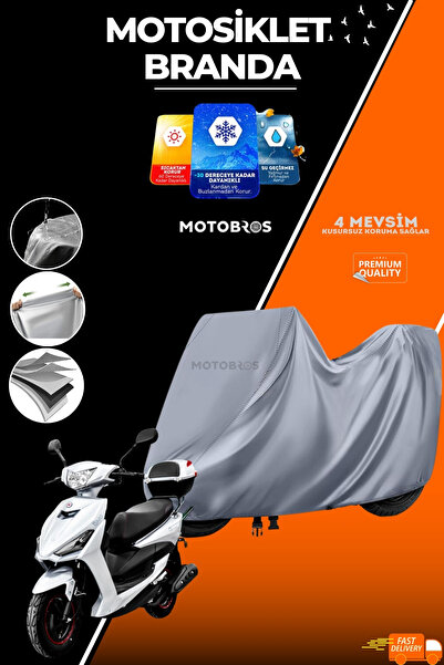 Motobros Yuki Casper Compatible Motorcycle Tarpaulin (Thickest) Fabric Lastin...