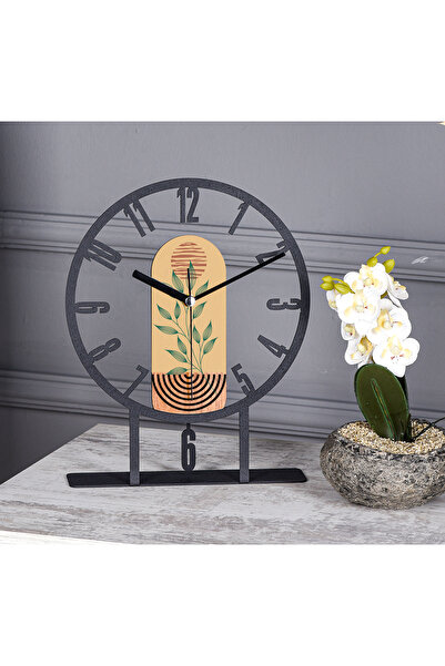 EMORES 22x27 Cm Dekoratif Metal Masa Saati