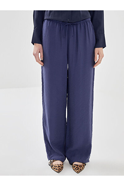 LC Waikiki Γυναικείο ίσιο παντελόνι ελαστικής μέσης