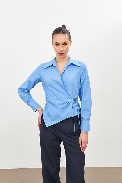 Setre Blue Cross Tie Shirt