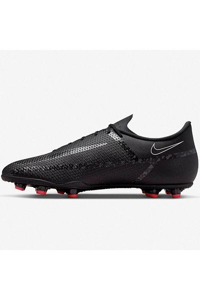 Nike Phantom G. T. 2 Club F. G. / M. G. Unisex Soccer Shoes Black Red Football Boots