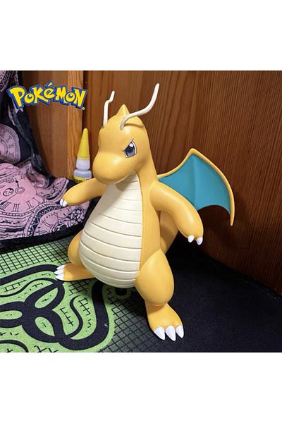 Choice Dragonite Pokeman Anime Figure Dragonite Figures 12cm Pvc Statue Figurine Model Collection Desktop D
