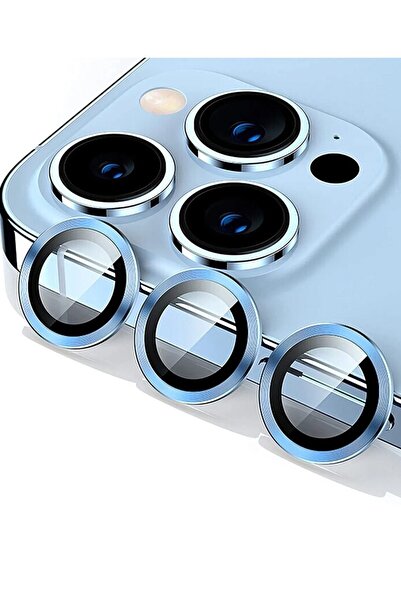 3GEN CASE İphone 13 Pro-13 Pro Max Uyumlu Kamera Lens Koruyucu Alüminyum Alaşım