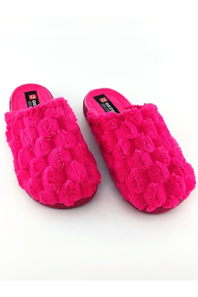 GEZER Women's Fuchia Color Winter Slipper, Home and Dower Slippers