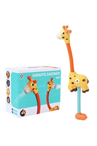 Choice giraffe 1pc Little Giraffe Electric Spray Water Squirt Sprinkler Perfect Suction Toys for Baby Batht