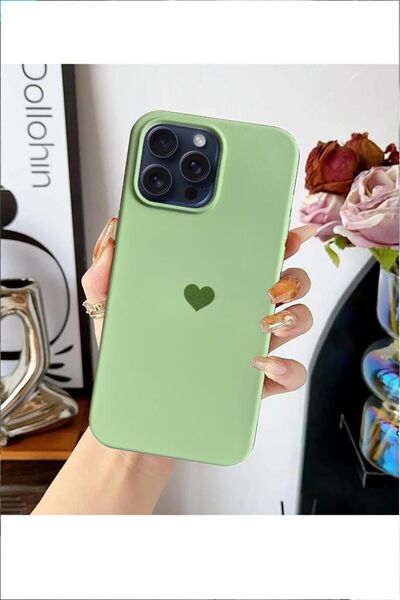 3GEN CASE iPhone 14 Pro Compatible Launch Velvet Case with Heart Logo
