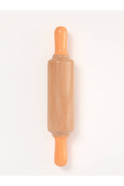 ChildGen أسطوانة خشبية طبيعية باللون البرتقالي الباستيل