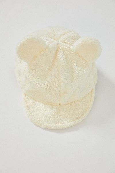 Katia&Bony Little Teddy Fur Girl's Hat Ecru