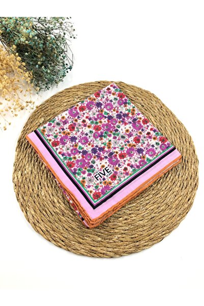 Kamelya ÇİÇEKLİ PAMUK SOFT EŞARP