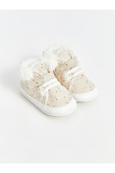 LC Waikiki LCW STEPS Printed Velcro Baby Girl First Step Shoes