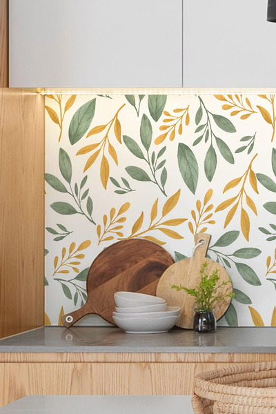 DECORIO HOME Mutfak Tezgah Arası & Banyo Fayans Kendinden Yapışkanlı Folyo Kaplama Sticker