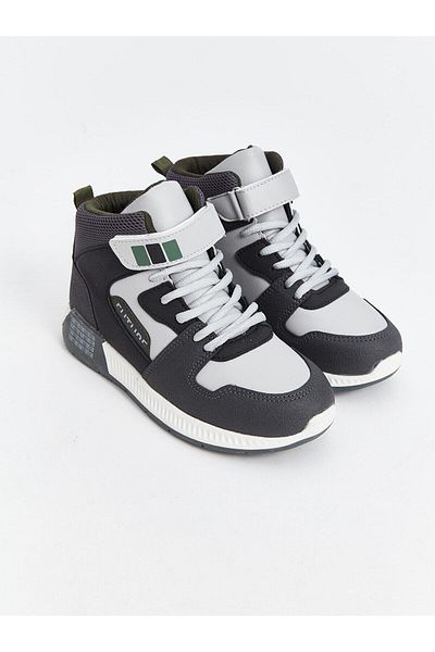 LC Waikiki LCW STEPS Boy's Sports Shoes with Laces and Velcro