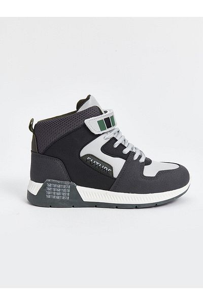 LC Waikiki LCW STEPS Boy's Sports Shoes with Laces and Velcro