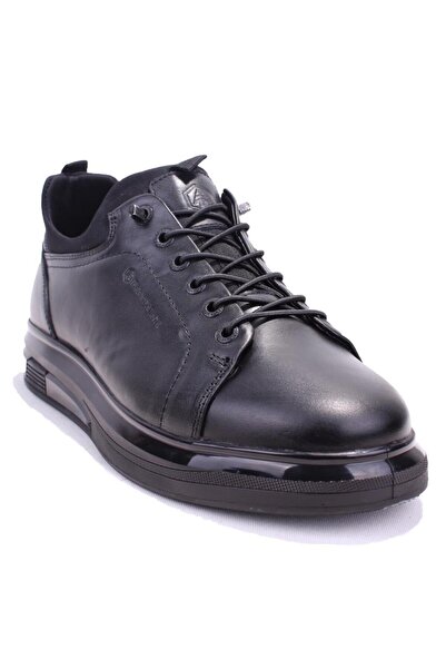 Hammer Jack 10224815 Surrey Black Orthopedic Casual Men's Leather Shoes
