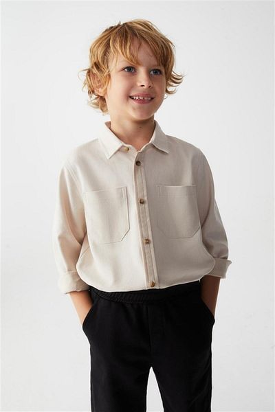 nk kids Πουκάμισο Gabardine για αγόρι