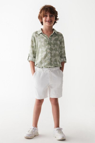 nk kids 4-8 Years Old Rıxos Cotto Boy Set - Green