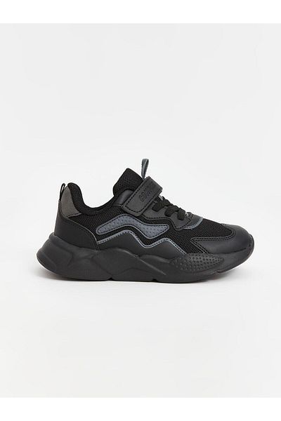 LC Waikiki Conpax Boys' Sports Shoes with Laces and Velcro