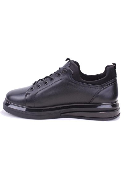 Hammer Jack 10224815 Surrey Black Orthopedic Casual Men's Leather Shoes