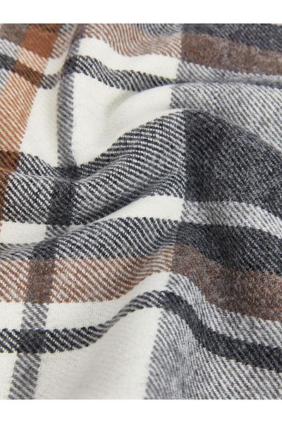 LC Waikiki LCW ACCESSORIES Ανδρικό κασκόλ με καρό καρό σχέδιο