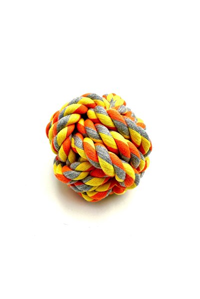 Tasma Market Büyük Boy Düğümlü Köpek Oyun Topu 9cm