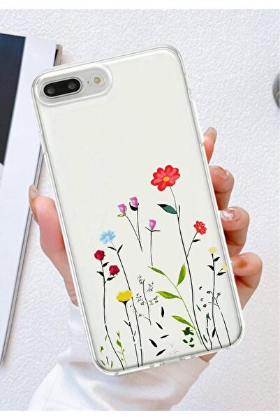 3GEN CASE İPHONE 7 PLUS & İPHONE 8 PLUS UYUMLU DESENLİ ŞEFFAF SİLİKON KILIF