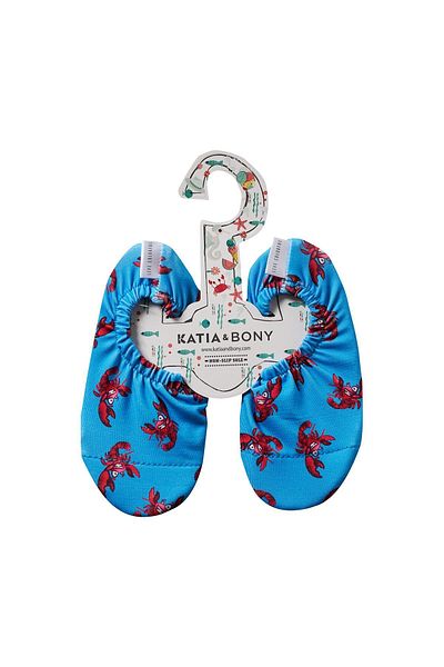 Katia&Bony Pantofi de mare cu model homar de culoare albastră pentru băiat